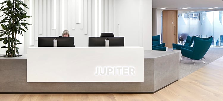 Jupiter reception desk