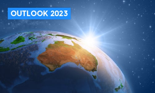 Earth sun rise Australia and New Zealand