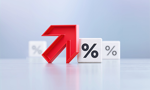 Increasing interest rate illustration