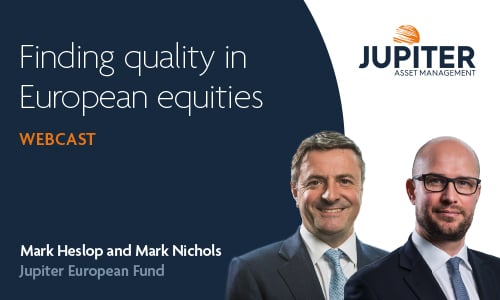 Webcast: Finding quality in European equities